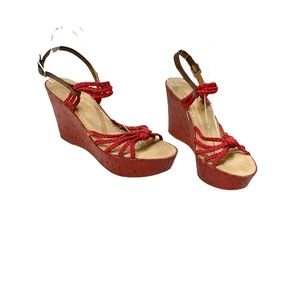 Miss Trish Of Capri Wedge Heel Sandal